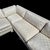 W. & J. Sloane Mid-Century W & J Sloane Tuxedo Sectional Sofa in Custom Geometric Jacquard Upholstery For Sale - Image 4 of 14