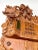 Vintage Chinese Carved Dragon Phoenix Hardwood Telephone Huanghuali Style Ruyi Motif For Sale - Image 9 of 15