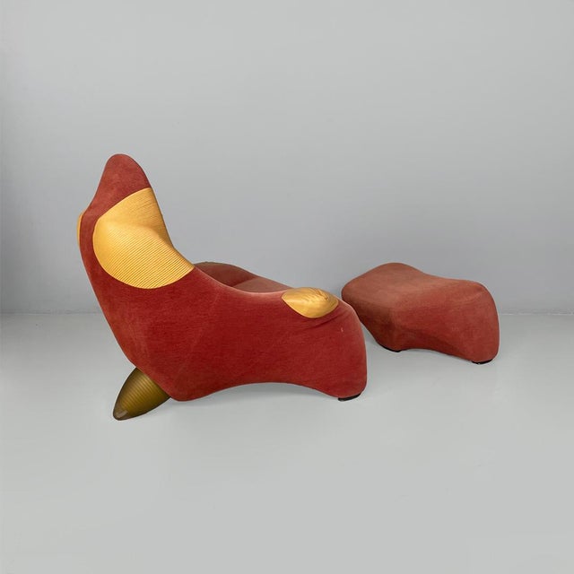 Set of Italian Modern Hal Armchair and Ottoman by Marc Sadler for Cassina, 1990s, Set of 2 For Sale - Image 6 of 18