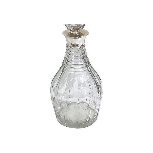 1985 Sterling Collar Crystal Liquor Decanter Chairish