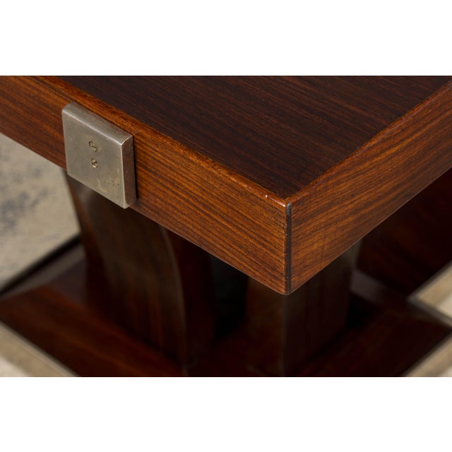 1930s Parisan Art Deco Rosewood Dining Table For Sale In New York - Image 6 of 18