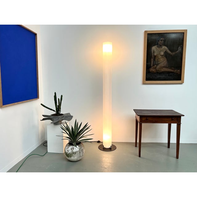 Metal Stylos Floor Lamp by Achille Castiglioni for Flos, 1980s For Sale - Image 7 of 16