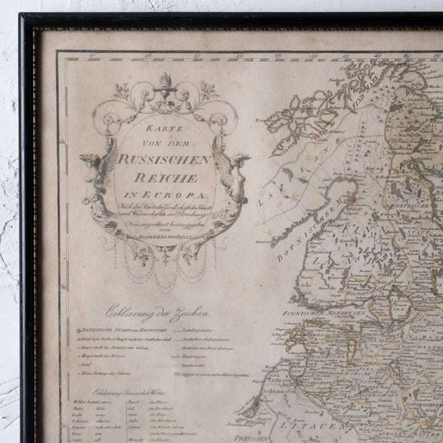 Von Reilly Map of the Russian Empire, 1796 For Sale - Image 4 of 6