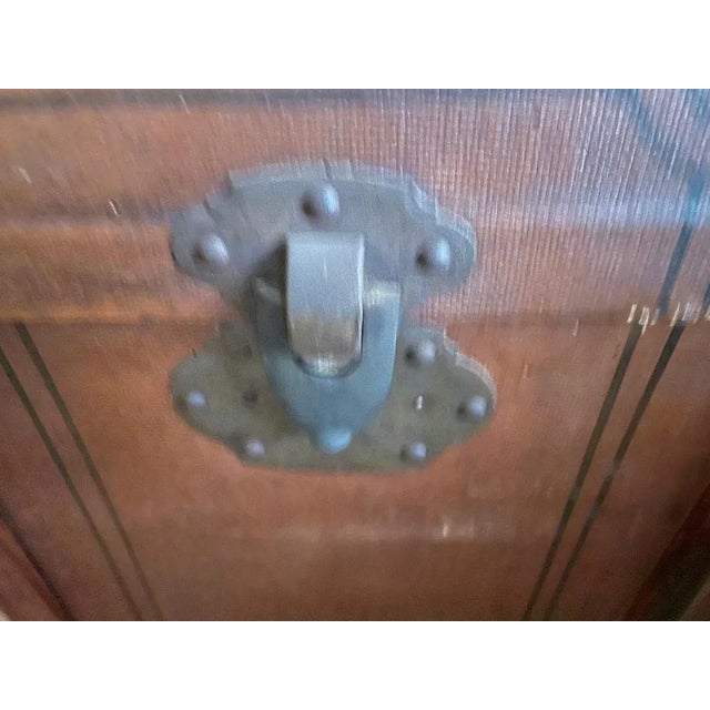 Vintage Transport Trunk, 1940s For Sale - Image 4 of 11