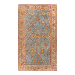Galerie Shabab Collection Early 20th Century Turkish Oushak Room Size Carpet For Sale