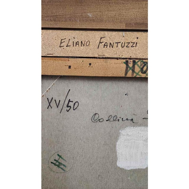 Eliano Fantuzzi, Untitled, Oil on Canvas, Framed For Sale - Image 12 of 18