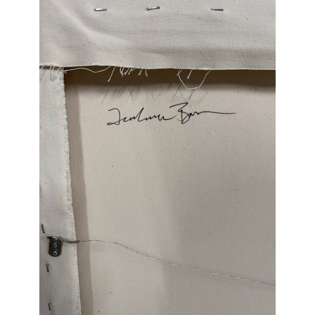 2007, Backyard Series I, Contemporary Abstract Expressionist Landscape, Acrylic Paint and Charcoal on Canvas, Artist Louise Freshman Brown For Sale In Jacksonville, FL - Image 6 of 8