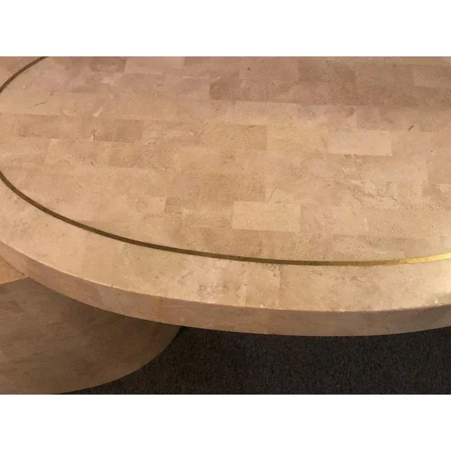 Metal Mid-Century Modern Expandable Tessellated End Table in the Style Enrique Garcel For Sale - Image 7 of 9