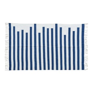 Vigga Rug, 4x6, Blue For Sale