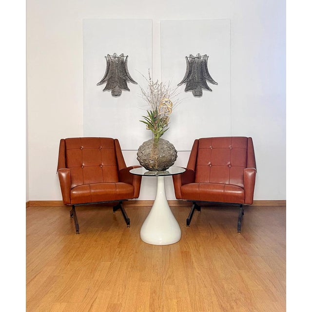 Vintage Smoked Murano Glass 6-Tier Felci Wall Sconce, 1990s, Set of 2 For Sale - Image 4 of 18