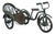 Large 19th Century Handmade Iron and Wicker Sidecar For Sale