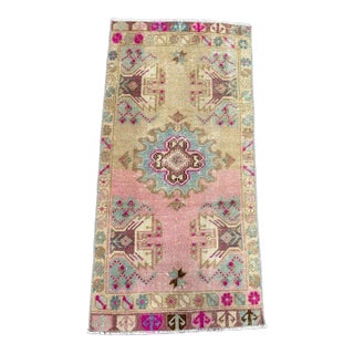 Turkish Yastik Rug 1'8" x 3'5" For Sale