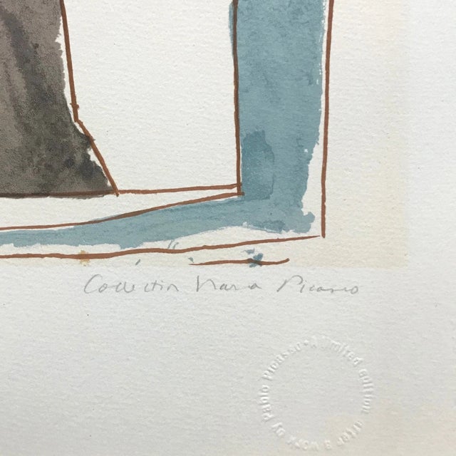 Artist: Pablo Picasso (after) Title: Gueridon Et Guitare Medium: Lithograph on Arches paper Sheet size: 29.75 x 22 inches...