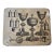 Vintage Stone With Antique Chalice Print for Display For Sale