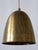 Gold Mid-Century Modern Brass Pendant Lamp, Germany, 1950s For Sale - Image 8 of 18
