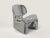 Pau silver v1 armchair by edizione limitata limited edition of 150 pieces. Signed and numbered. Dimensions: d 71 x w 81 x...