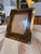 1970s Burl Wood and Brass Picture Frame For Sale - Image 5 of 6