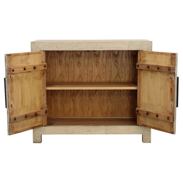 Farmhouse Washed Myra Sideboard / Side Cabinet For Sale - Image 3 of 5