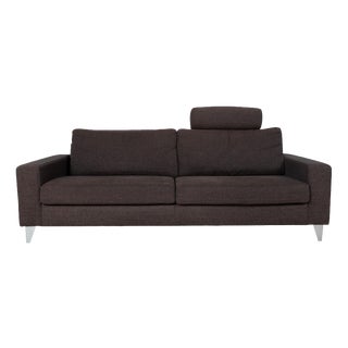 Brown Grey Fabric Three-Seater Sofa from Ewald Schillig For Sale