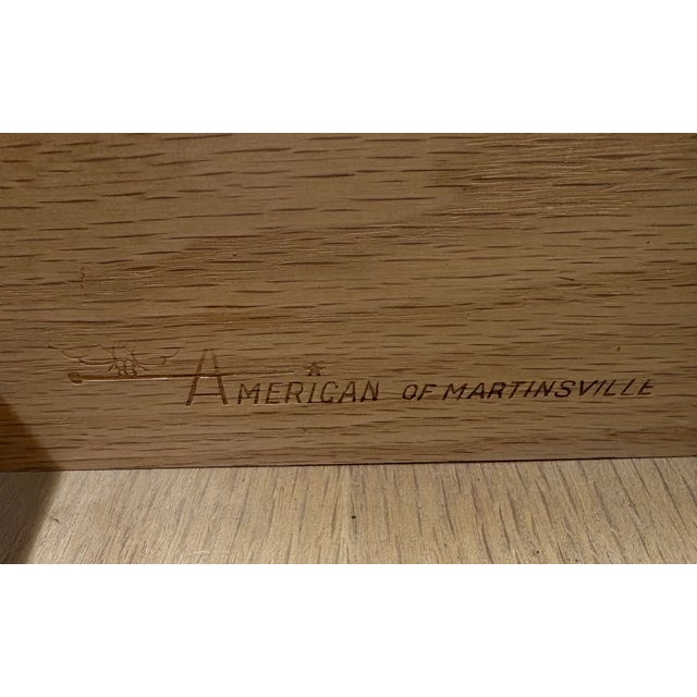 Merton L. Gershun Mid-Century Modern Sculptural Walnut Dresser or Credenza Sideboard by American of Martinsville For Sale - Image 4 of 8