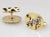 Gold Rare Laykin Zebra Enamel Gold Cufflinks - 2 Pieces For Sale - Image 8 of 8