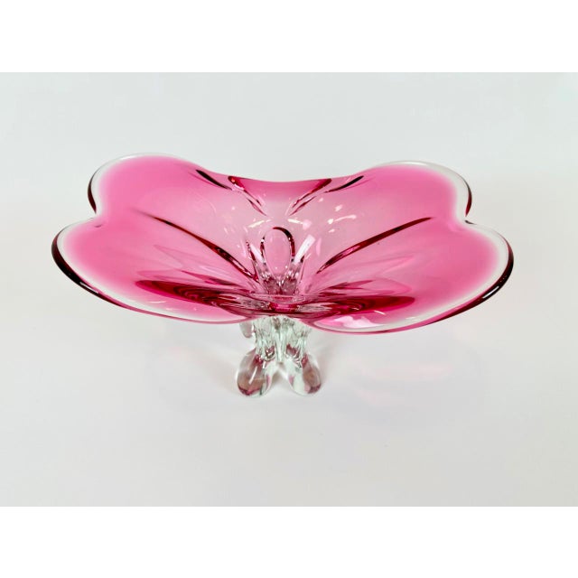 Art Glass Bowl by Josef Hospodka for Chribska Sklarna, 1960s For Sale - Image 6 of 11