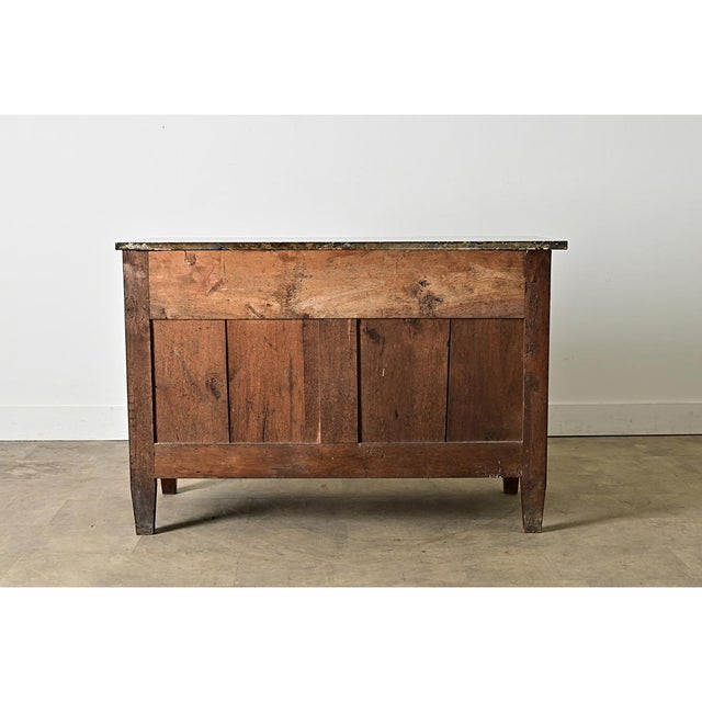 A magnificent, solid walnut commode from 19th century France, aligning with Louis XVI and transitional tastes to suit many...