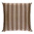 Schumacher Hanson I/O Stripe 20" Pillow In Flax For Sale