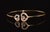 Late 20th Century Authentic Chopard Happy Diamonds Icons 0.54ct Diamond Heart Open Bangle Bracelet 18k Rose Gold For Sale - Image 4 of 14