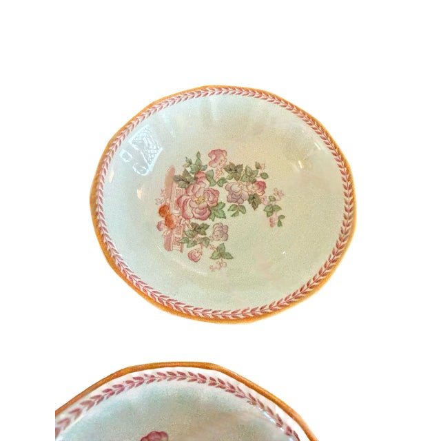 Vintage Adams Calyx Ware Metz 12-Sided Coupe Cereal Bowls - Set of 7 For Sale - Image 12 of 12