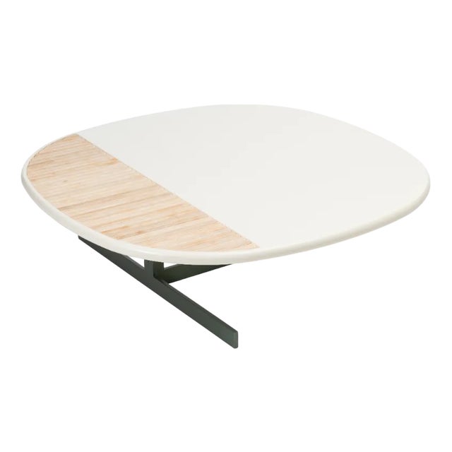 Naturae White Big Table by Angelettiruzza Design for Bottega Intreccio For Sale