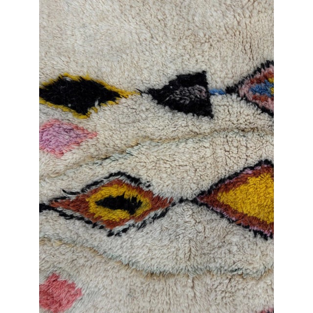 Textile Berber Moroccan Mrirt Wool Rug For Sale - Image 7 of 10