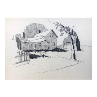 1930s Norman Kent Rural Drawing For Sale