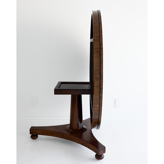 Wood William IV Rosewood Tilt-Top Centre Table on Tripartite Pedestal, c.1835 For Sale - Image 7 of 18