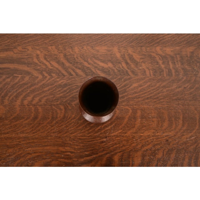 Mid 20th Century Ramon Ramirez Arts & Crafts Hammered Copper Vase For Sale - Image 5 of 12