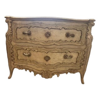 Attributed to Oscar De La Renta for Century Furniture Two-Drawer Bombe Chest For Sale