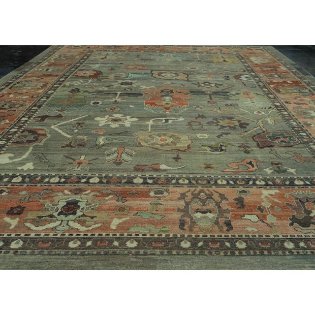 Turkish Oushak Old Wool Rug 14'7" x 19'11" #30144 Explore a curated collection of hallway runners, wool rugs, and handmade...
