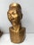 Mid-Century Modern Mid Century Modern Gilded Oriental Male Head Bust Statue For Sale - Image 3 of 7