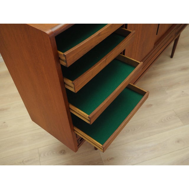 Danish Teak Highboard, 1960s For Sale - Image 11 of 18