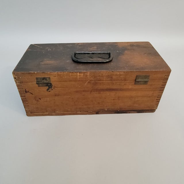 Farm Surveyor’s Brass Hand Level With Original Box, Early 20th C Keuffel & Esser For Sale - Image 9 of 9