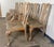 Early 20th Century Set of Eight Queen Anne Dining Chairs, Carved Wood, Distressed Finish For Sale - Image 5 of 16