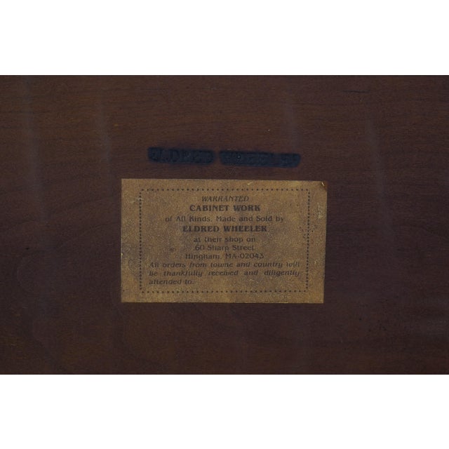 Eldred Wheeler Queen Size Cherry Canopy Bed For Sale - Image 12 of 12