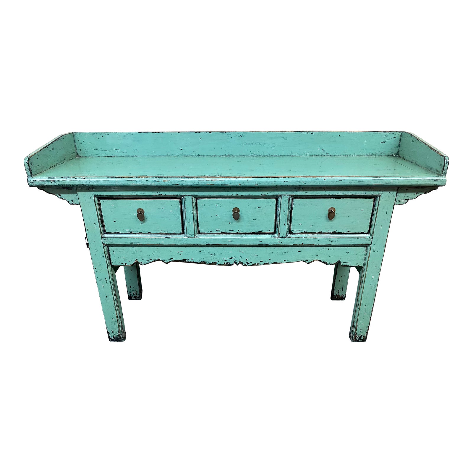 Bobo Chic Turquoise Credenza Chairish