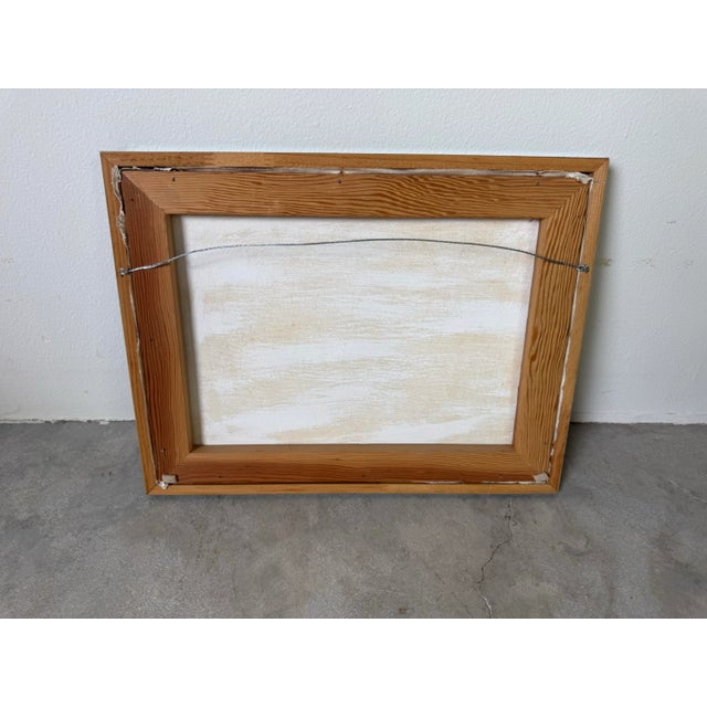 Green 1987 H. Fils Aimond Haitian Folk Art Jungle Landscape With Zebra & Giraffes – Sold For Sale - Image 8 of 8