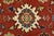 Mahal Rug 9' X 12'5' Red Wool Traditional Hand-Knotted Oriental Carpet For Sale - Image 9 of 15