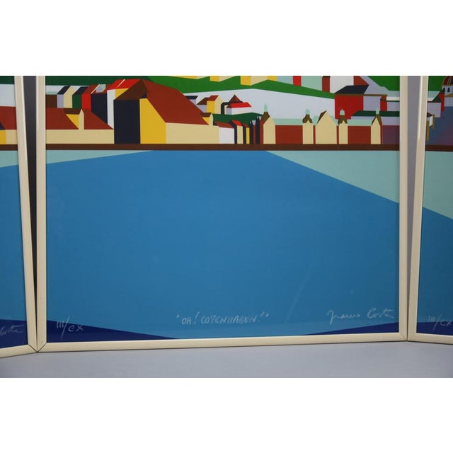 Franco Costa, Copenhagen Triptych, 1985, Serigraphs, Set of 3 For Sale - Image 11 of 14