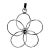Ajd Delicate and Delightful Daisy in Sterling Silver Wire Pendant Great Gift For Sale