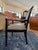 French Late 20th Century Milling Road for Baker Furniture Louis XVI Walnut & Grey Faux Leather Fauteuils For Sale - Image 3 of 8