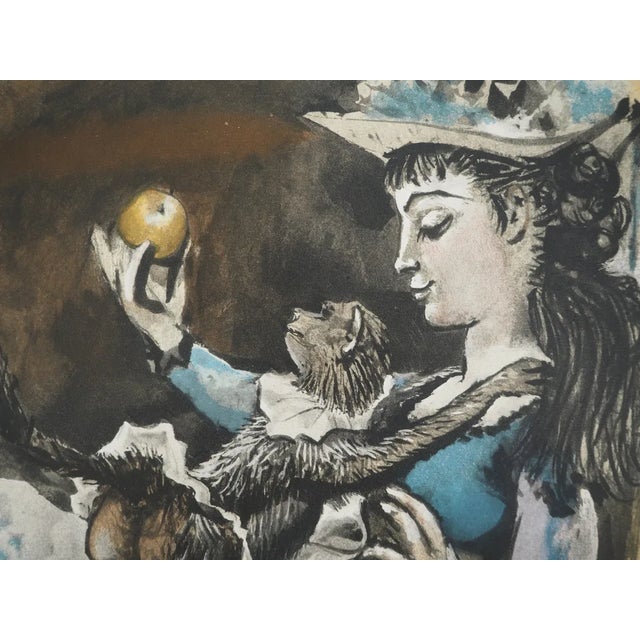 Pablo Picasso, The Woman with the Monkey, Lithograph For Sale - Image 4 of 6