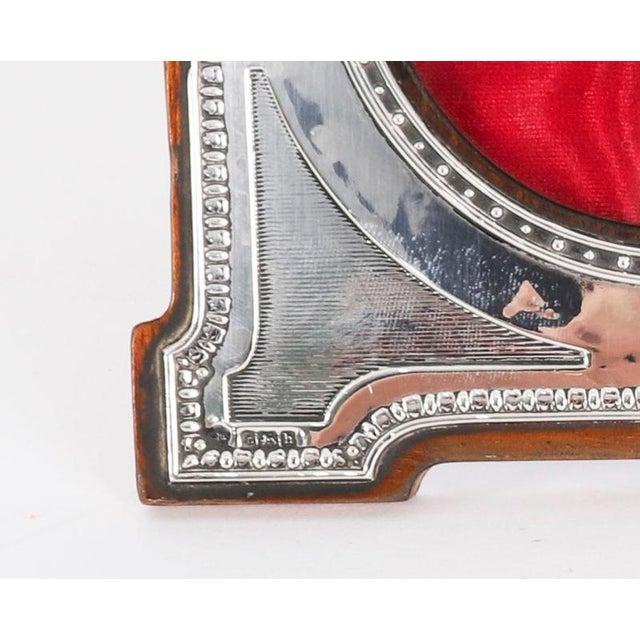 Antique Sterling Silver Photo Frames, 1890s, Set of 2 For Sale - Image 6 of 18